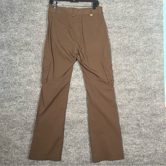 REI Womens 8 Tall Brown UPF 50+ Pocket Bootcut Stretch Hiking Camping Pants - Picture 2 of 10
